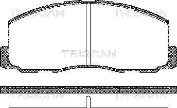 HELLA T0359 - Тормозные колодки, дисковые, комплект www.autospares.lv