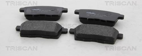 Triscan 8110 50031 - Brake Pad Set, disc brake www.autospares.lv