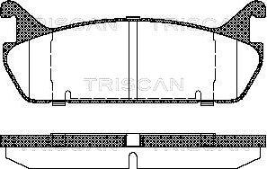 Triscan 8110 50020 - Bremžu uzliku kompl., Disku bremzes autospares.lv