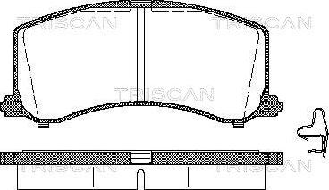 BOSCH 986424465 - Тормозные колодки, дисковые, комплект www.autospares.lv