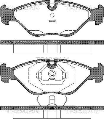 Triscan 8110 65985 - Bremžu uzliku kompl., Disku bremzes www.autospares.lv