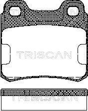 Triscan 8110 65001 - Brake Pad Set, disc brake www.autospares.lv