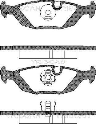 Triscan 8110 65849 - Bremžu uzliku kompl., Disku bremzes www.autospares.lv