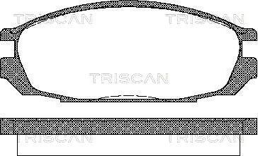 Triscan 8110 14010 - Bremžu uzliku kompl., Disku bremzes www.autospares.lv