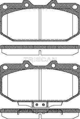 Japanparts PA-147 - Bremžu uzliku kompl., Disku bremzes www.autospares.lv