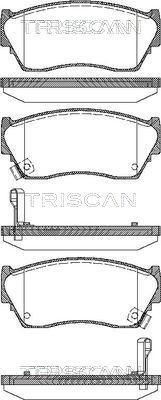 Triscan 8110 14029 - Brake Pad Set, disc brake www.autospares.lv