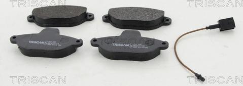 Triscan 8110 15051 - Brake Pad Set, disc brake www.autospares.lv