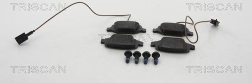 Triscan 8110 15066 - Brake Pad Set, disc brake www.autospares.lv