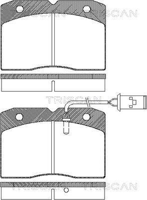 Triscan 8110 15002 - Bremžu uzliku kompl., Disku bremzes www.autospares.lv