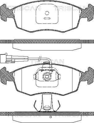 Remsa 172 12 - Bremžu uzliku kompl., Disku bremzes www.autospares.lv