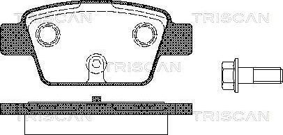 Triscan 8110 15018 - Bremžu uzliku kompl., Disku bremzes autospares.lv