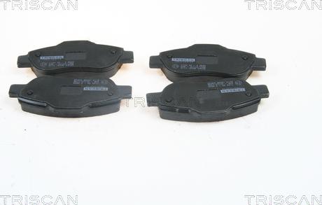 Triscan 8110 15035 - Brake Pad Set, disc brake www.autospares.lv