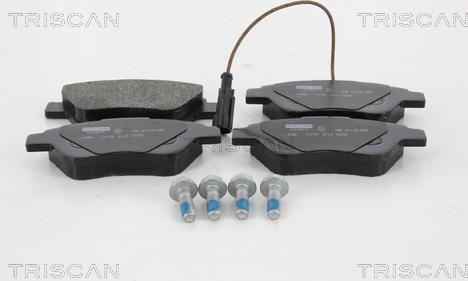 Triscan 8110 15037 - Brake Pad Set, disc brake www.autospares.lv