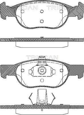 DOYEN RBP331 - Bremžu uzliku kompl., Disku bremzes www.autospares.lv