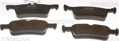 Triscan 8110 16040 - Bremžu uzliku kompl., Disku bremzes www.autospares.lv