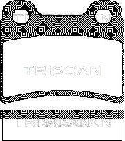 Triscan 8110 16165 - Тормозные колодки, дисковые, комплект www.autospares.lv