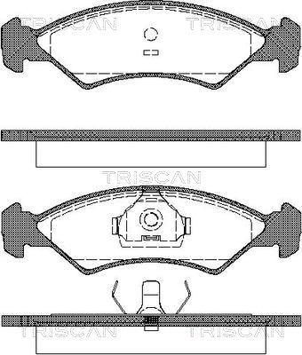 E.T.F. 0012-263 - Bremžu uzliku kompl., Disku bremzes www.autospares.lv