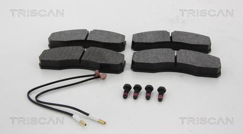 Triscan 8110 10595 - Brake Pad Set, disc brake www.autospares.lv