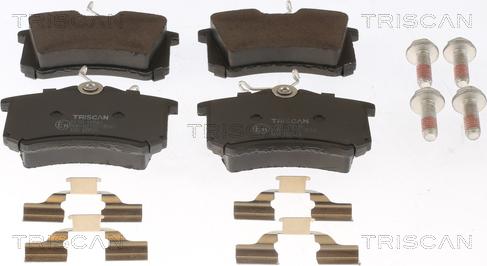 Triscan 8110 10544 - Brake Pad Set, disc brake www.autospares.lv