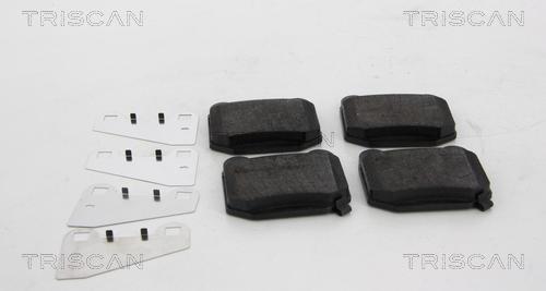 Triscan 8110 10586 - Brake Pad Set, disc brake www.autospares.lv