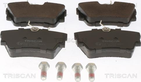 Triscan 8110 10530 - Тормозные колодки, дисковые, комплект www.autospares.lv