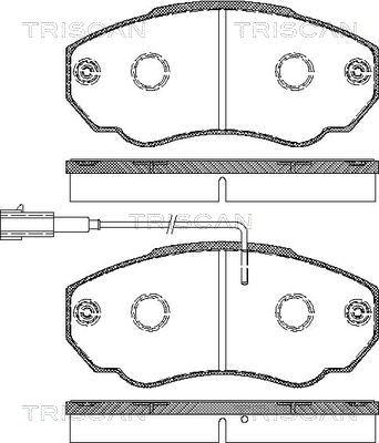 Remsa BPA0960.01 - Тормозные колодки, дисковые, комплект www.autospares.lv