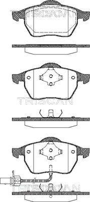 Triscan 8110 10524 - Bremžu uzliku kompl., Disku bremzes www.autospares.lv