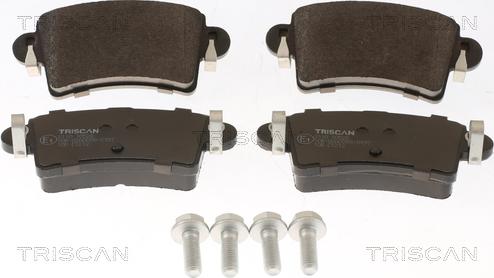 Triscan 8110 10528 - Brake Pad Set, disc brake www.autospares.lv