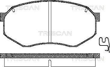 Spidan 31097 - Тормозные колодки, дисковые, комплект www.autospares.lv