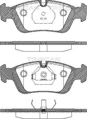 Textar 2328717805T4374 - Тормозные колодки, дисковые, комплект www.autospares.lv