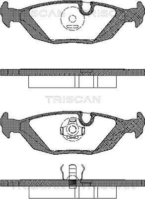 Triscan 8110 11099 - Bremžu uzliku kompl., Disku bremzes autospares.lv