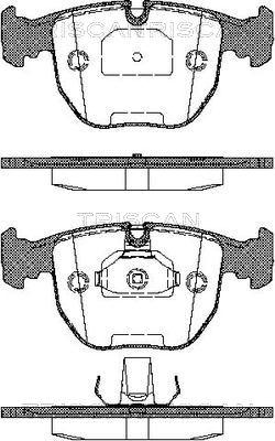 Triscan 8110 11006 - Bremžu uzliku kompl., Disku bremzes www.autospares.lv