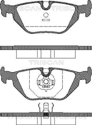 Triscan 8110 11001 - Bremžu uzliku kompl., Disku bremzes www.autospares.lv