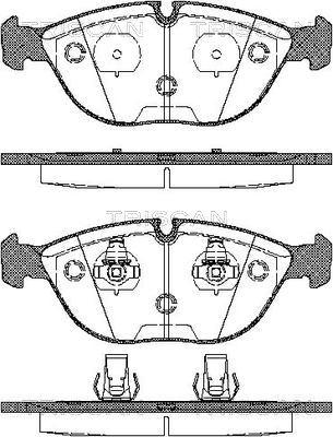 Pagid 8DB 355 008-261 - Bremžu uzliku kompl., Disku bremzes www.autospares.lv