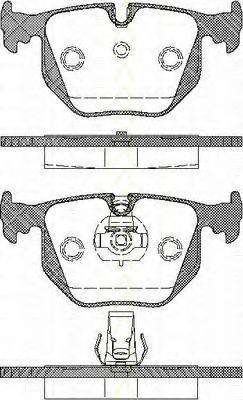 Triscan 8110 11019 - Bremžu uzliku kompl., Disku bremzes www.autospares.lv