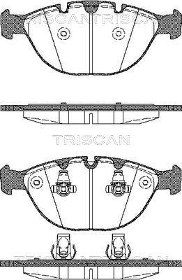 Triscan 8110 11011 - Bremžu uzliku kompl., Disku bremzes www.autospares.lv