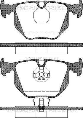 Triscan 8110 11013 - Brake Pad Set, disc brake www.autospares.lv