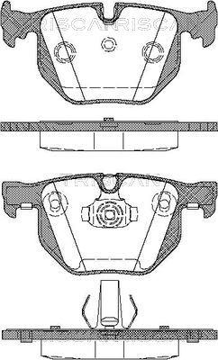 Triscan 8110 11017 - Bremžu uzliku kompl., Disku bremzes www.autospares.lv