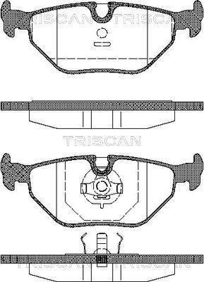 Triscan 8110 11899 - Brake Pad Set, disc brake www.autospares.lv