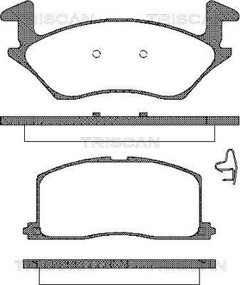 HELLA T3054 - Тормозные колодки, дисковые, комплект www.autospares.lv