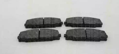 Triscan 8110 13096 - Brake Pad Set, disc brake www.autospares.lv