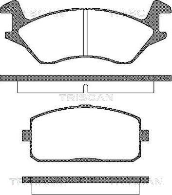 BOSCH 0 986 505 380 - Brake Pad Set, disc brake www.autospares.lv