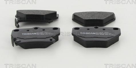 Triscan 8110 13047 - Тормозные колодки, дисковые, комплект www.autospares.lv