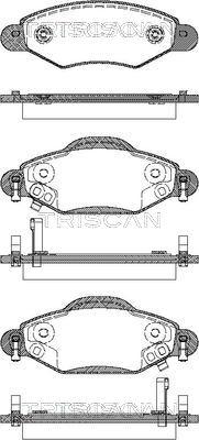 Triscan 8110 13059 - Bremžu uzliku kompl., Disku bremzes www.autospares.lv