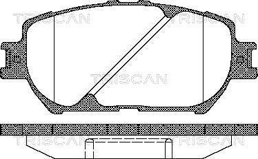 NK 1501224568 - Brake Pad Set, disc brake www.autospares.lv