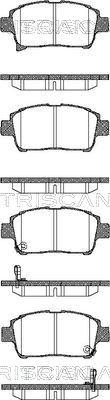 Triscan 8110 13057 - Brake Pad Set, disc brake www.autospares.lv