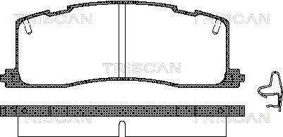 ATE 605862 - Brake Pad Set, disc brake www.autospares.lv