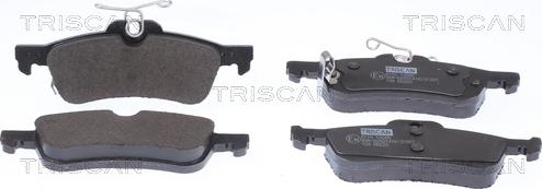 Triscan 8110 13080 - Тормозные колодки, дисковые, комплект www.autospares.lv