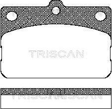 Ashuki D093-02 - Bremžu uzliku kompl., Disku bremzes www.autospares.lv