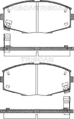 WXQP 41813 - Тормозные колодки, дисковые, комплект www.autospares.lv